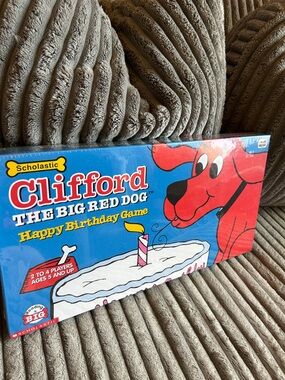 Scholastic Clifford The Big Red Dog Happy Birthday Game New Factory Sealed 2000